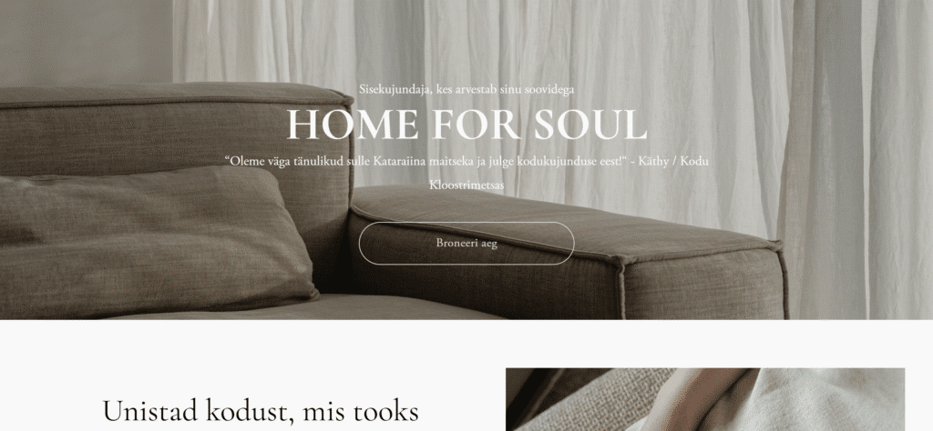 Home for soul website