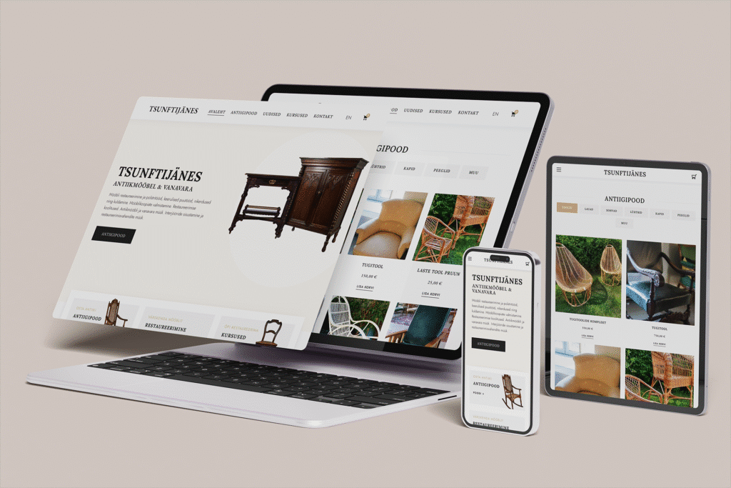 Tsunftijänes website